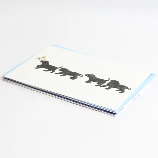 Lot of 6 Guiding Eyes For The Blind Christmas Greeting Cards