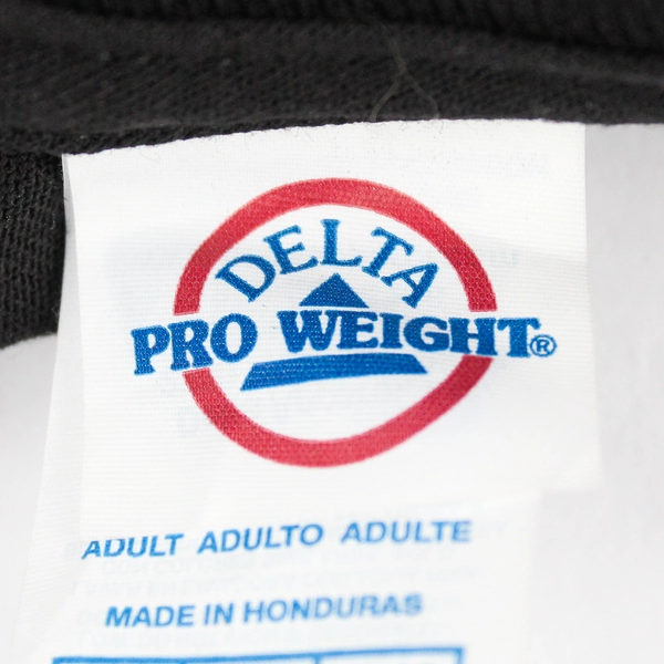 Delta Pro Weight Pink Country Printed Black Short Sleeve T-Shirt Size L