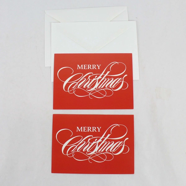 Lot of 9 Paper Magic Christmas Greeting Cards With 7 Envelopes