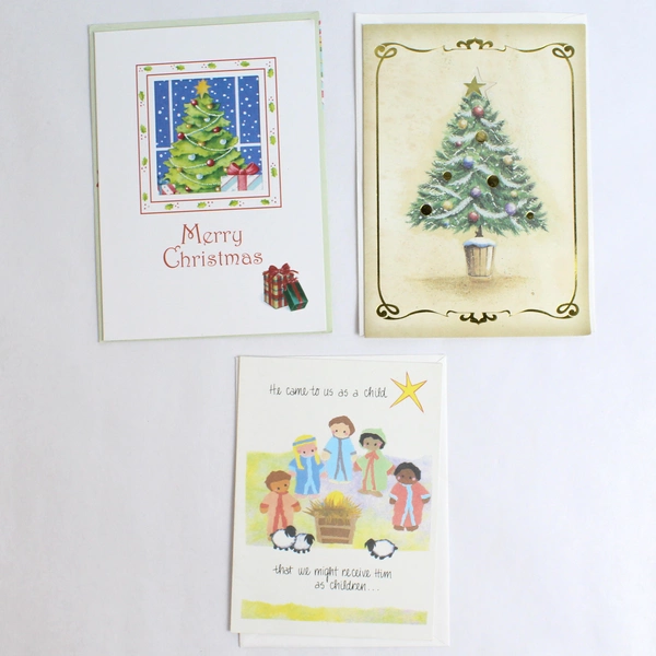 Lot of 9 St. Joseph's Indian School Christmas Greeting Cards