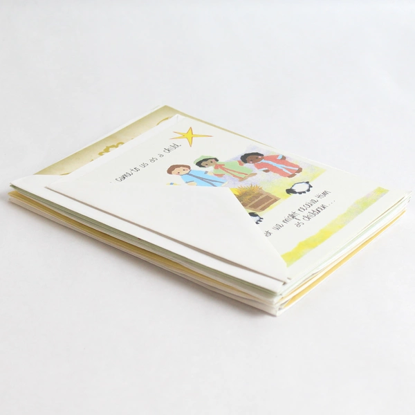 Lot of 9 St. Joseph's Indian School Christmas Greeting Cards