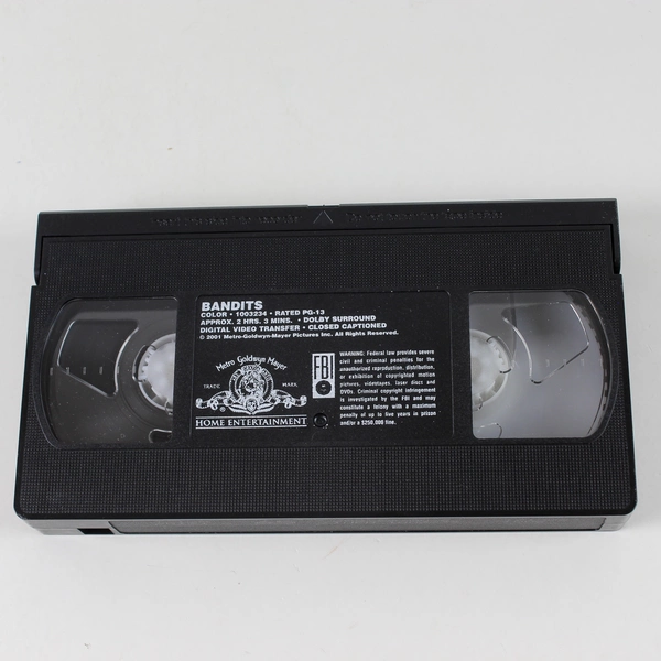 Bandits VHS Tape Movie 2001 Bruce Willis Billy Bob Thornton Cate Blanchett