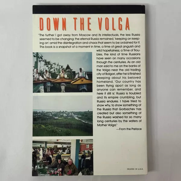 Down the Volga: A Journey Through Mother Russia by Marq De Villiers 1991
