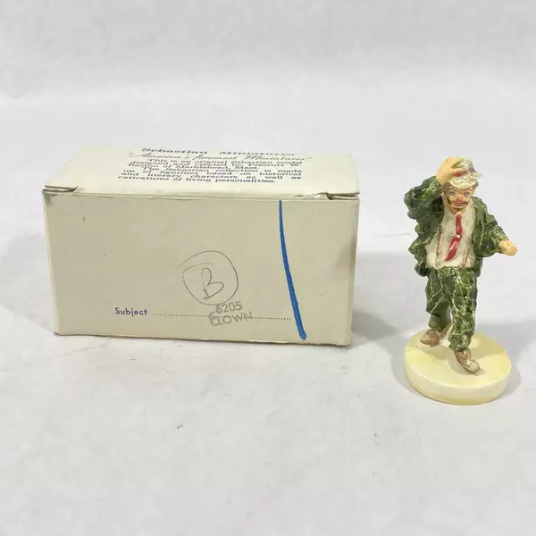 Sebastian Miniatures 1949 Clown Figurine 6205 