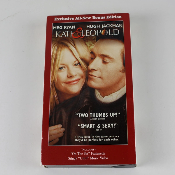 Kate & Leopold VHS 2001 MiraMax Home Entertainment Hugh Jackman Meg Ryan