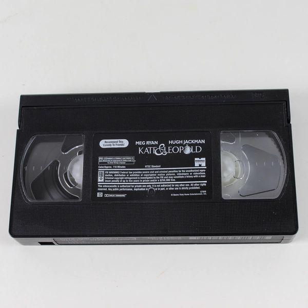 Kate & Leopold VHS 2001 MiraMax Home Entertainment Hugh Jackman Meg Ryan