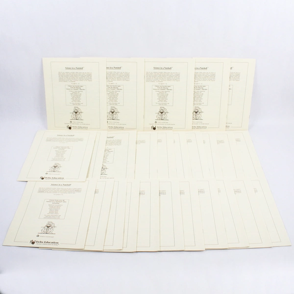 26 Pc Set of Science In A Nutshell One And Only You Activity Guides and Journals