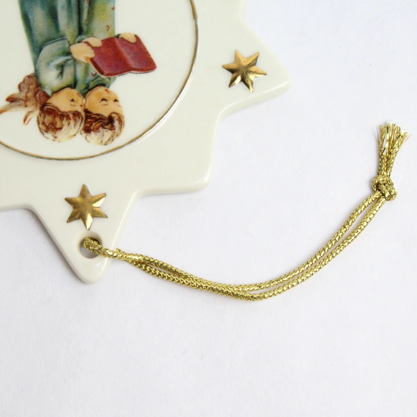 MJ Hummel ARS Porcelain Ceramic Star Handcrafted Christmas Ornament Angels