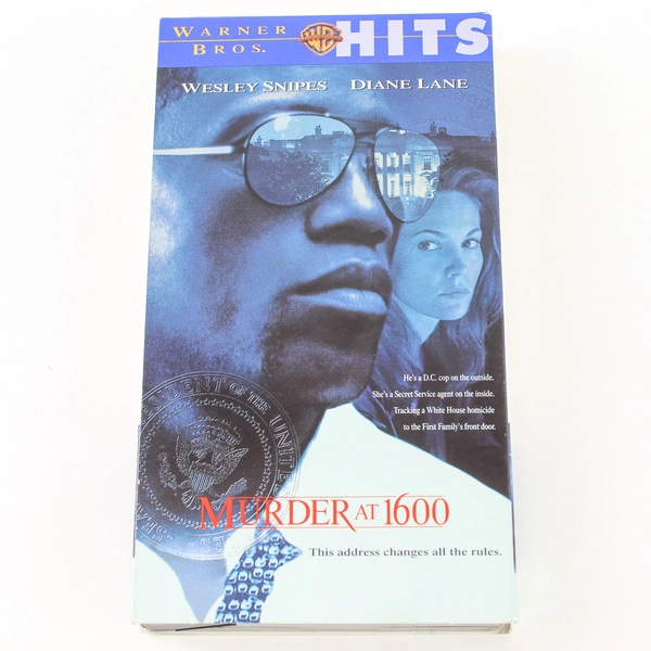 Murder at 1600 VHS 1999 Warner Brothers Wesley Snipes Diane Lane