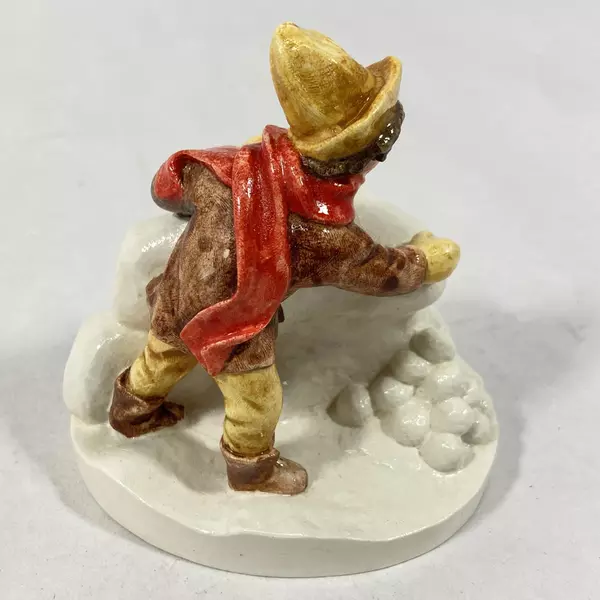 Vintage 1979 Sebastian Miniature Snow Days Boy #6262 Figurine in Box