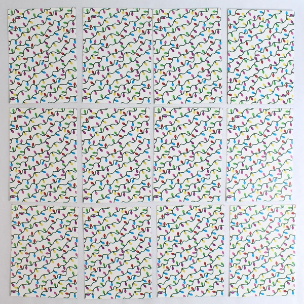 Lot of 25 Hot Off The Press Christmas Greeting Cards and Envelopes 1998