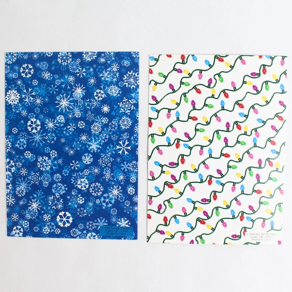 Lot of 25 Hot Off The Press Christmas Greeting Cards and Envelopes 1998