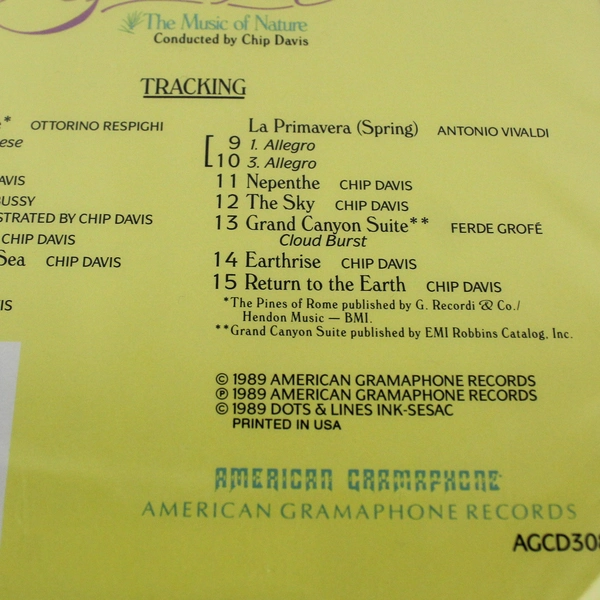 Mannheim Steamroller Yellowstone CD 1989 American Gramaphone Music Nature