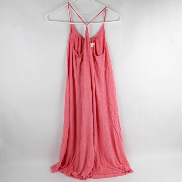 H&M Mama Pink Summer Spaghetti Strap Maxi Dress Women's Size Small