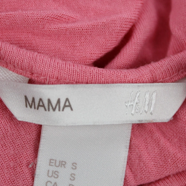 H&M Mama Pink Summer Spaghetti Strap Maxi Dress Women's Size Small