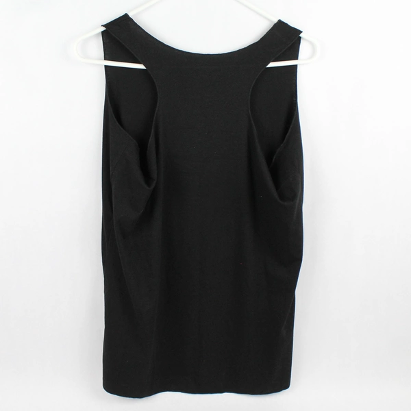 Unbranded 'I Lick The Salt Swallow The Tequila' Sleeveless Black Shirt Size L