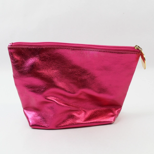 Shiseido Shiny Pink Makeup Toiletries Travel Bag - Pre-owned, Wear & Stains