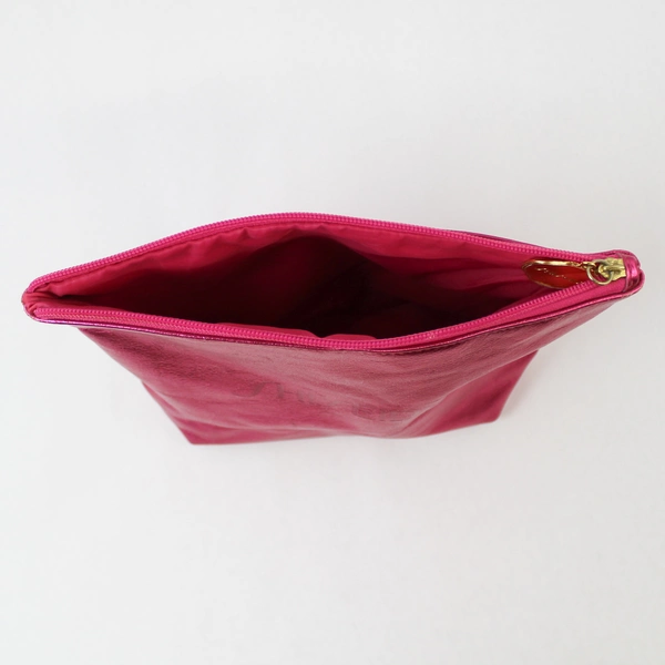 Shiseido Shiny Pink Makeup Toiletries Travel Bag - Pre-owned, Wear & Stains