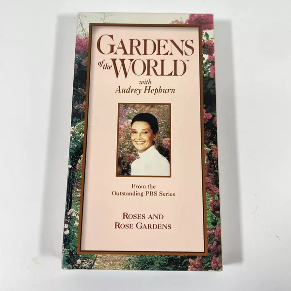 Gardens of the World VHS with Audrey Hepburn - 1993 Perennial Productions