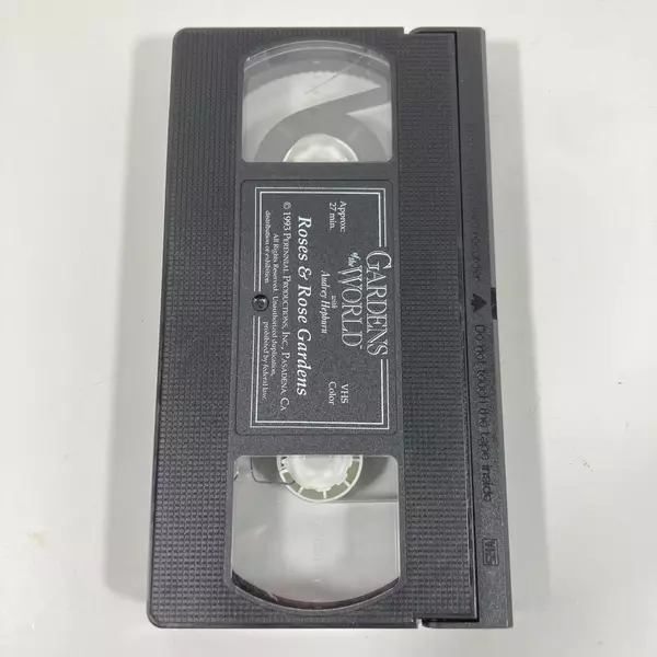 Gardens of the World VHS with Audrey Hepburn - 1993 Perennial Productions