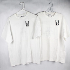 Lot Of 2 Gildan Sip Wine & Food Volunteer Spirit Mountain White T-Shirts Size XL