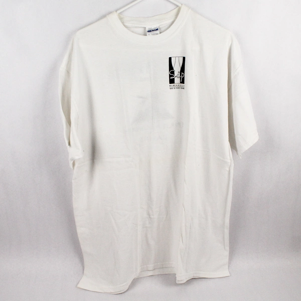 Lot Of 2 Gildan Sip Wine & Food Volunteer Spirit Mountain White T-Shirts Size XL