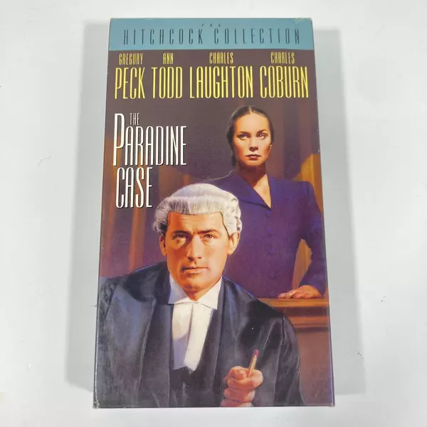 The Paradine Case VHS 1992 Hitchcock Collection Good Condition Collectible