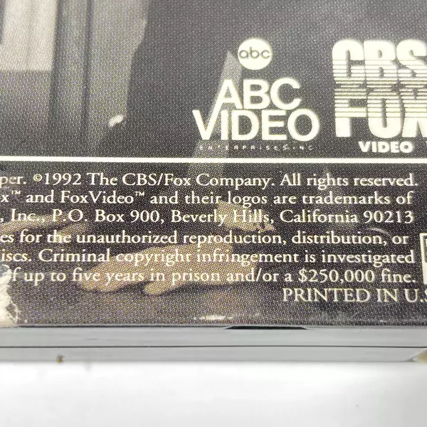 The Paradine Case VHS 1992 Hitchcock Collection Good Condition Collectible