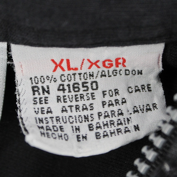 Club Athlete Men's Size XL Black 1/2-Zip Pullover Jacket