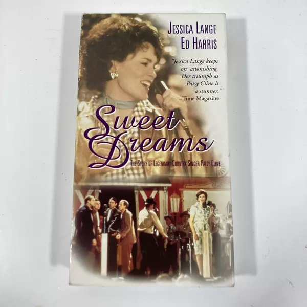 Sweet Dreams VHS 1991 HBO Jessica Lange Ed Harris Pre-Owned Untested