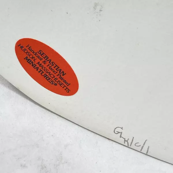 Vintage 1980 Sebastian Miniature America Remembers Family Reading Aloud 2102