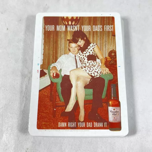 Lot of 2 Decks Canadian Club Whisky Playing Card Decks One Sealed One Opened