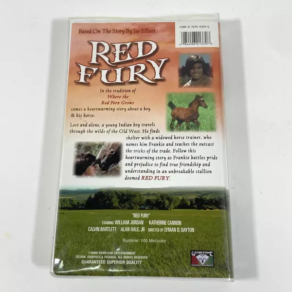 Red Fury 2003 VHS Movie Gemstone Entertainment Clamshell Pre-Owned Classic
