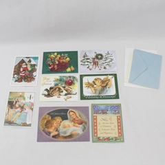 Lot of 8 Paralyzed Veterans of America Christmas Cards and 5 Envelopes