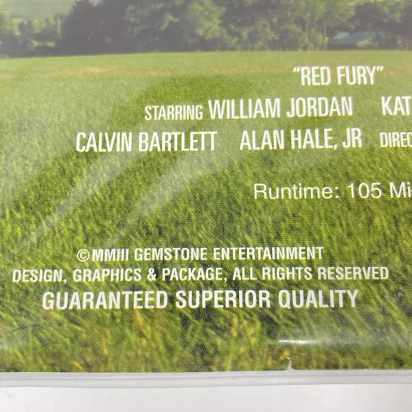 Red Fury 2003 VHS Movie Gemstone Entertainment Clamshell Pre-Owned Classic