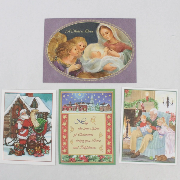 Lot of 8 Paralyzed Veterans of America Christmas Cards and 5 Envelopes