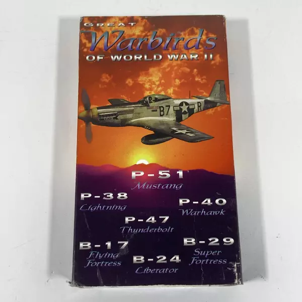 Great Warbirds of WWII VHS 1997 Marathon Music & Video Pre-Owned