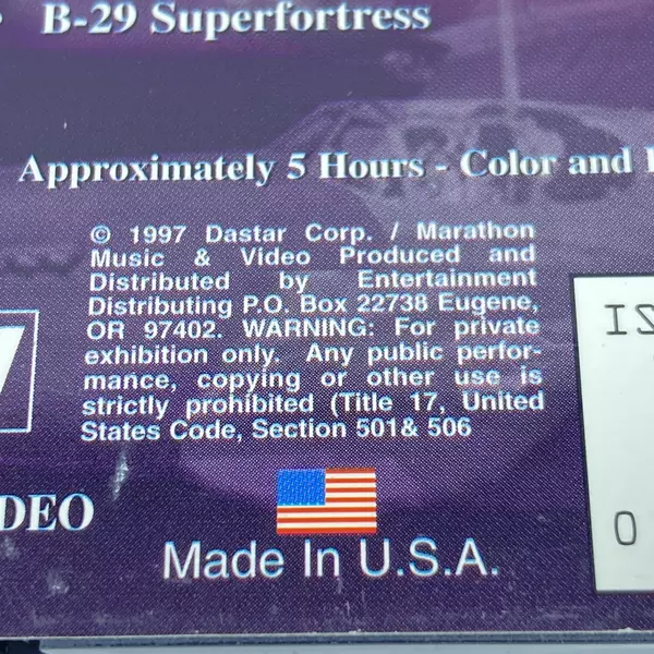 Great Warbirds of WWII VHS 1997 Marathon Music & Video Pre-Owned