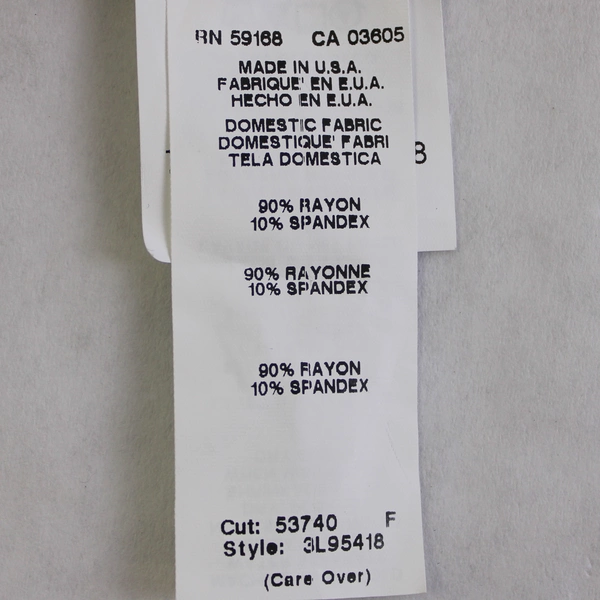 Karen Kane Faux Wrap Dress Women's Size XS Brown Short Sleeve Knee Length