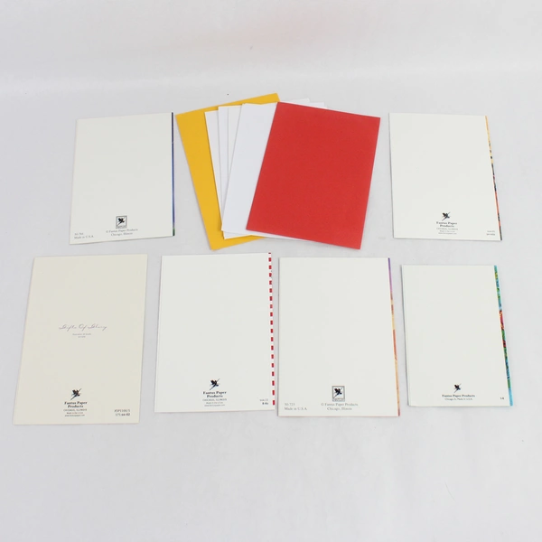 Lot of 6 Fantus Paper Products Christmas Greeting Cards With Envelopes