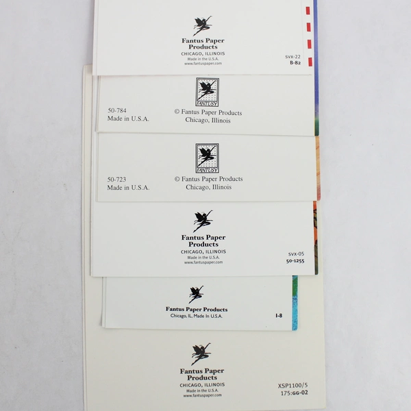 Lot of 6 Fantus Paper Products Christmas Greeting Cards With Envelopes