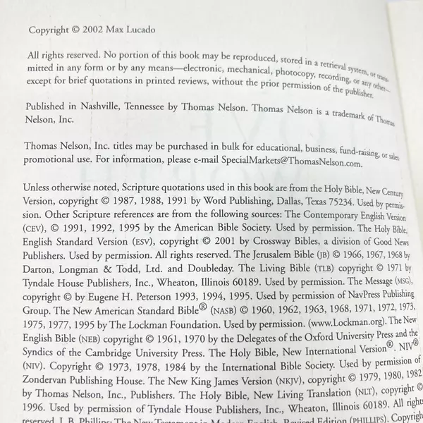 A Love Worth Giving by Max Lucado - God’s Overflow, 2002 PB, Good Condition