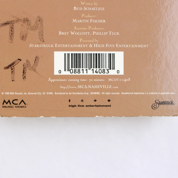 Reba: Celebrating 20 Years 1996 Music Video VHS Tape MCA Records