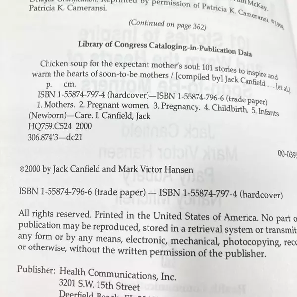 Chicken Soup for the Expectant Mother's Soul - Inspiring Stories Book