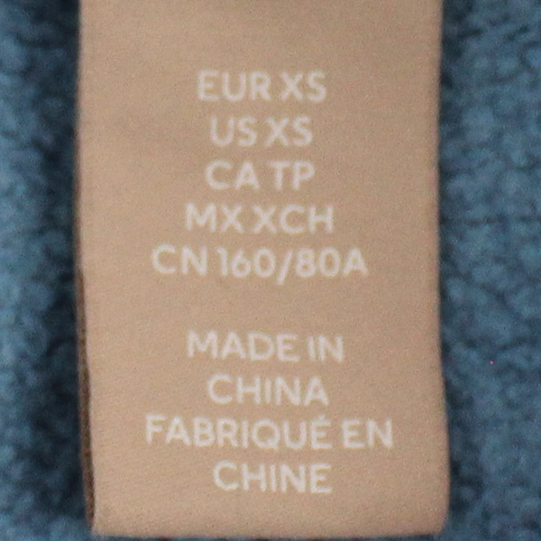 H&M Self Care Club Women's XS Light Blue Pull Over Sweatshirt