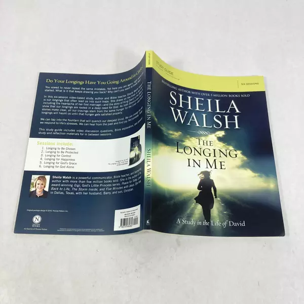 The Longing in Me Study Guide by Sheila Walsh 2016 Paperback - Good Condition