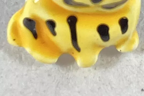 Tiny Enamel Tiger Stud Earrings