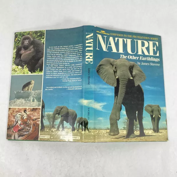 Nature: The Other Earthlings by James Shreeve 1987 Hardcover Book