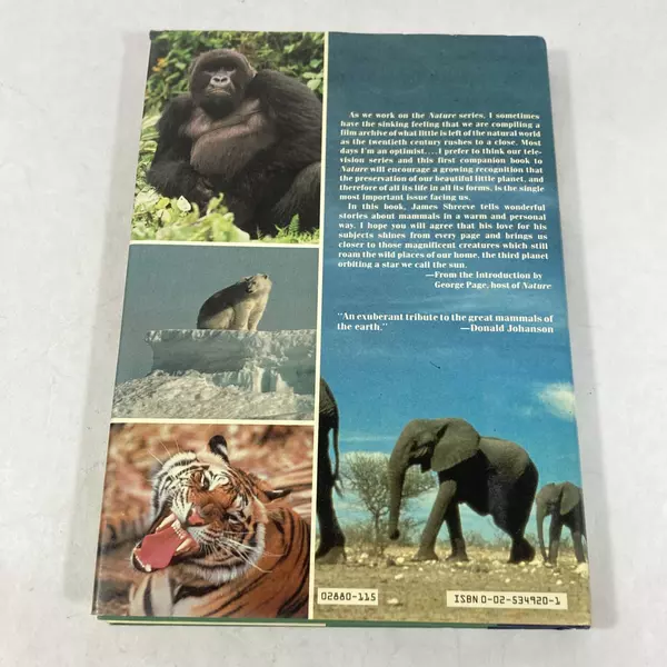 Nature: The Other Earthlings by James Shreeve 1987 Hardcover Book