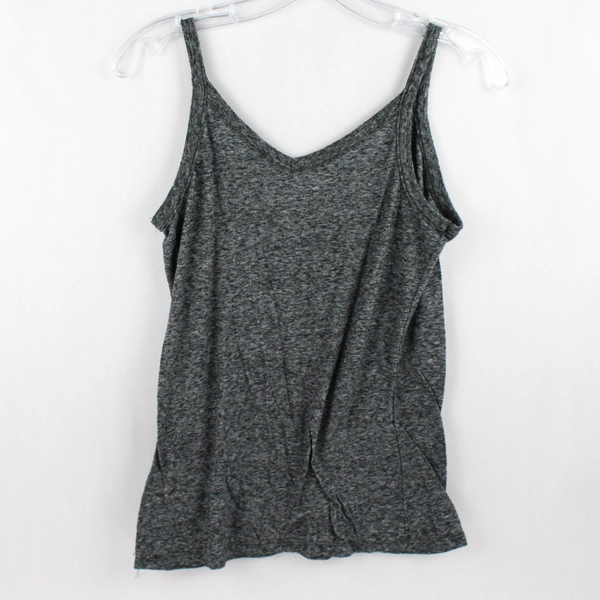 District Boondocks Women's Large Gray & Pink Spaghetti Strap Tank Top